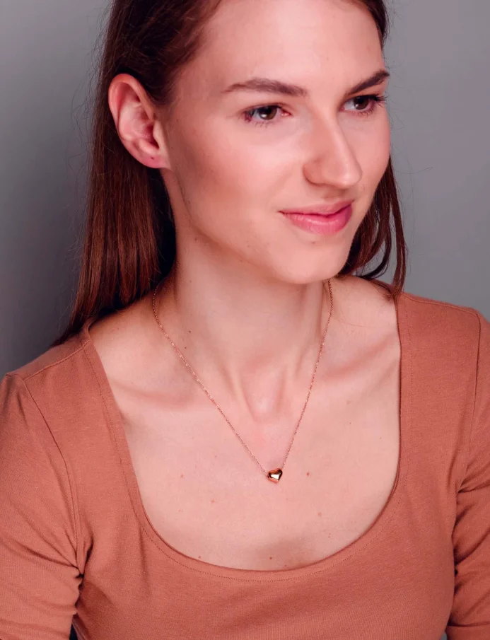 Necklace Deep Love Rose Gold