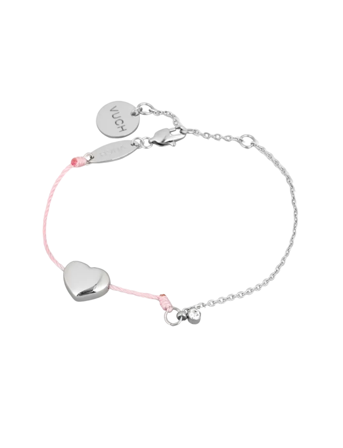 Bracelet Shiny Heart Pink