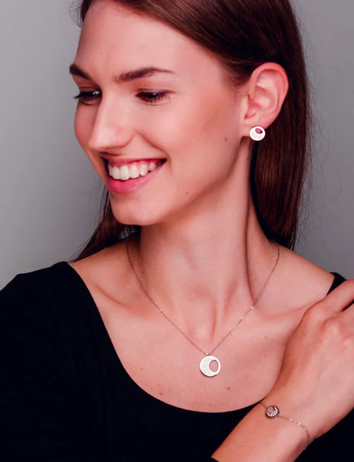 Necklace Moon Silver