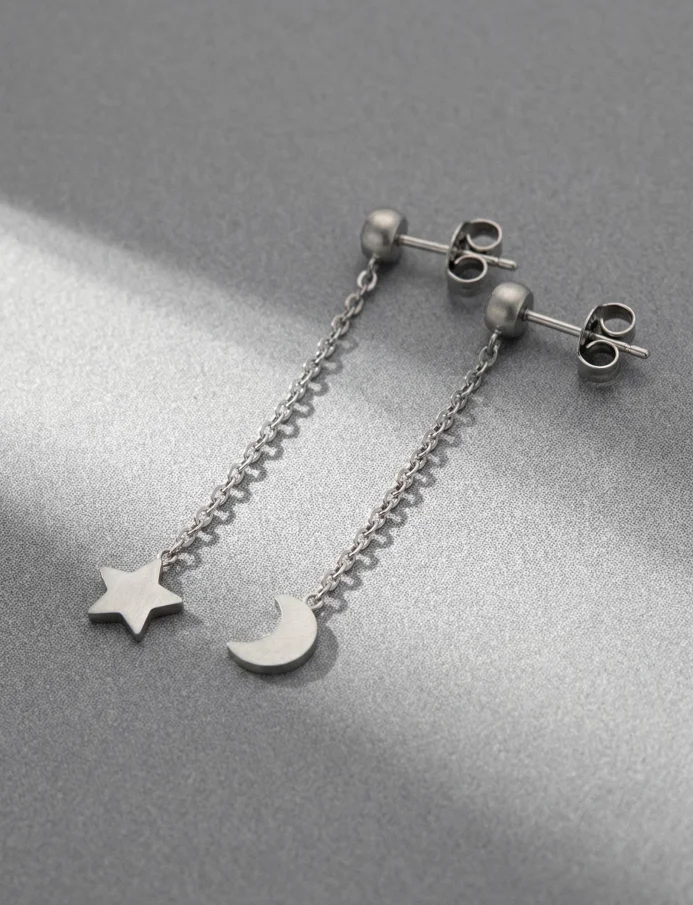 Earrings Infinity Silver