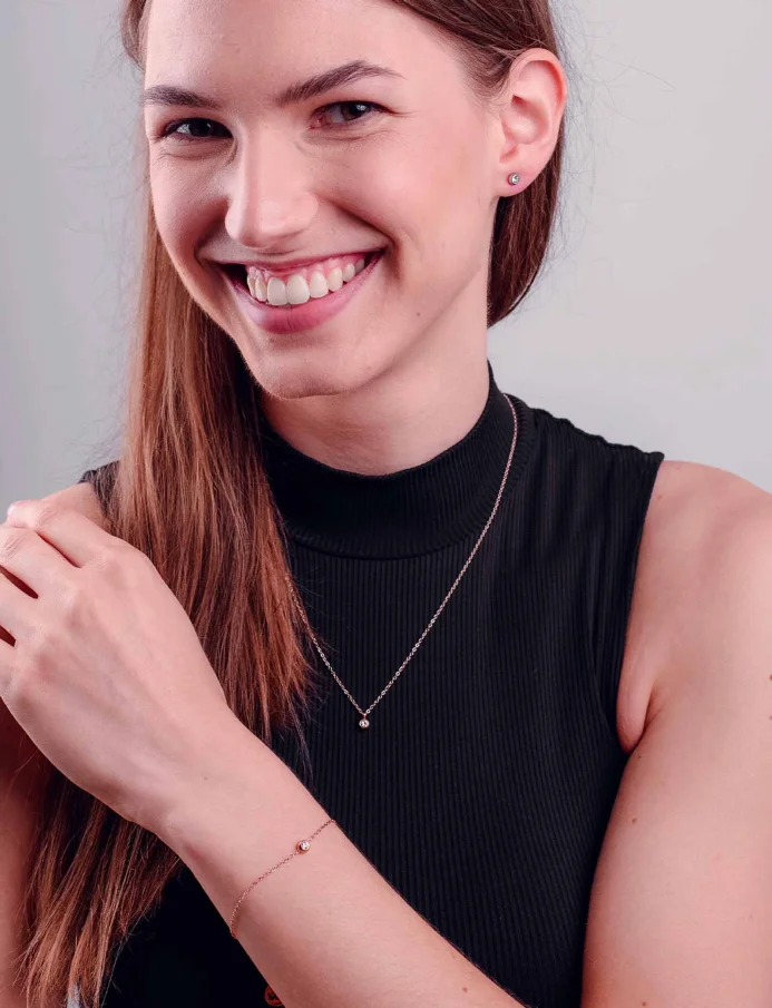 Bracelet Gem Rose Gold