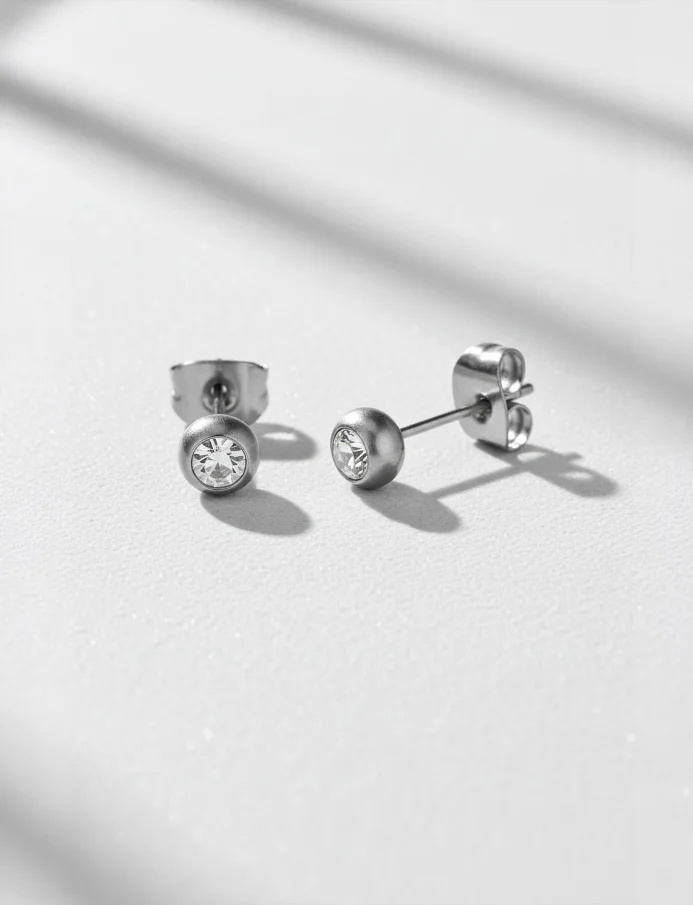 Earrings Gem Silver
