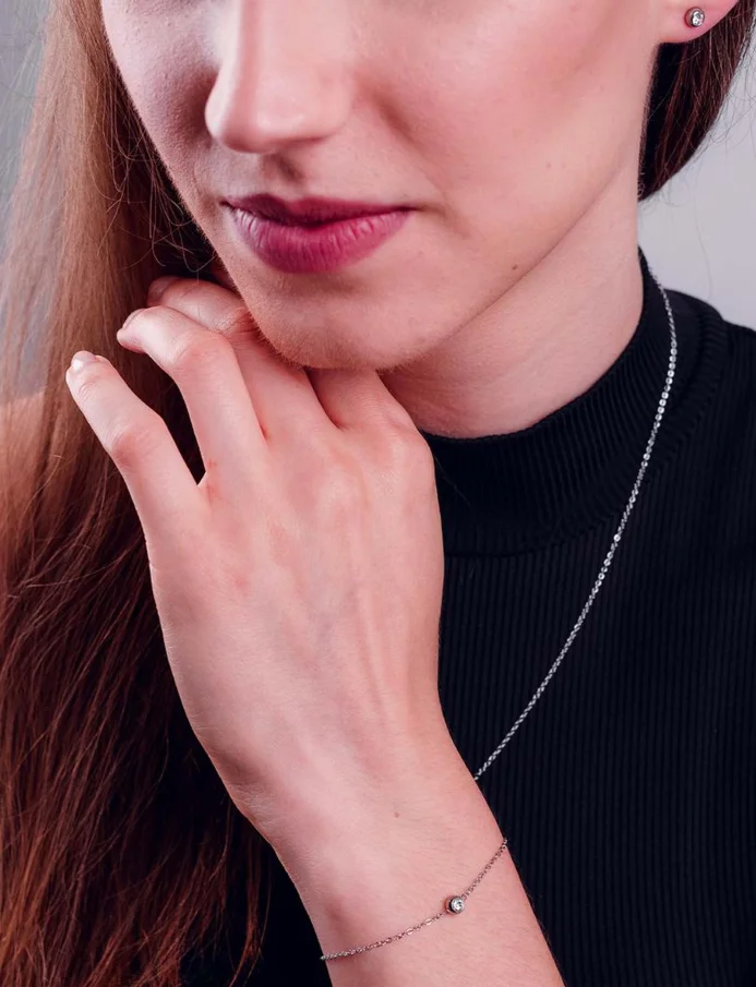 Earrings Gem Silver