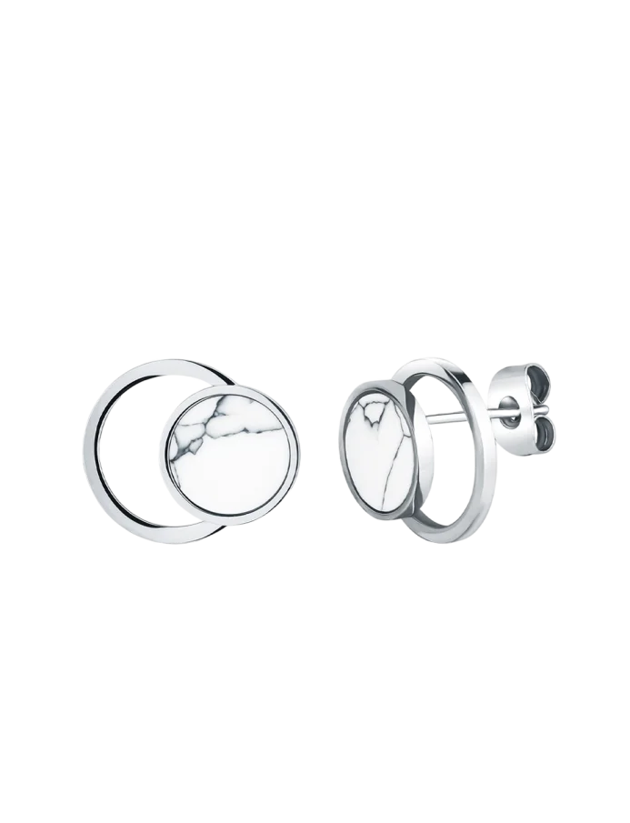 Earrings Hirea Silver