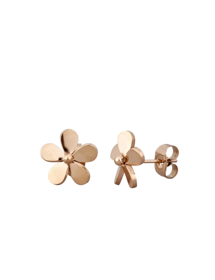 Earrings Fleurette Rosegold