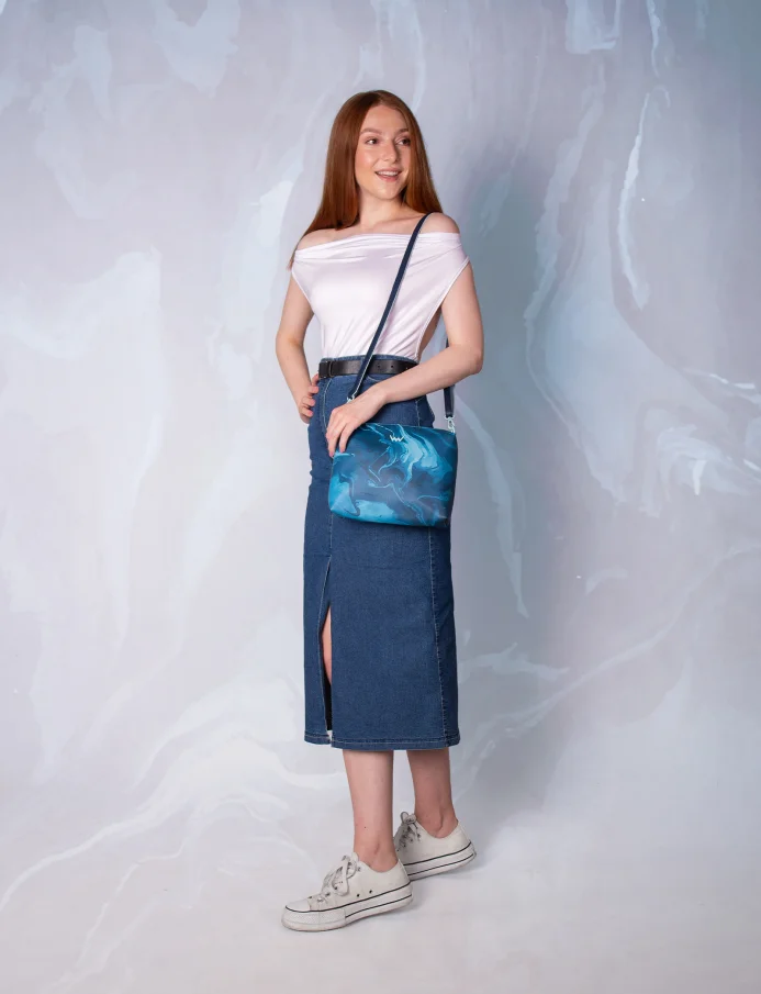 Coalie Marble Blue