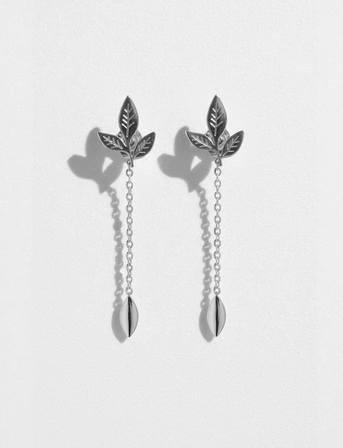 Earrings Gleam Silver