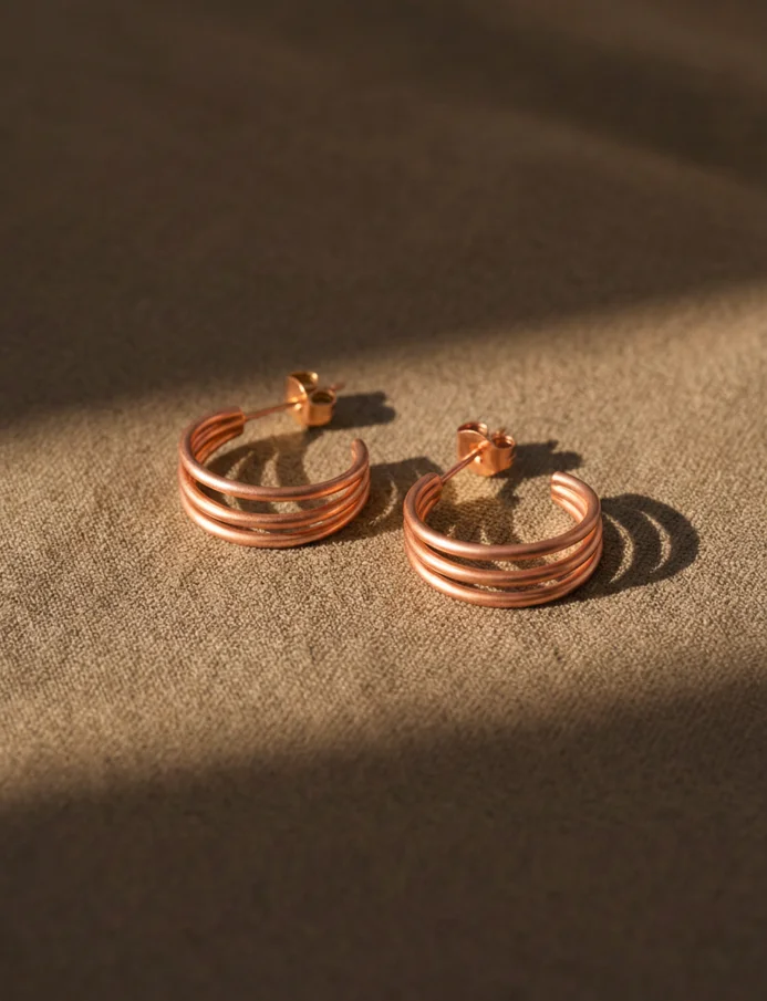 Earrings Elegy Rose Gold