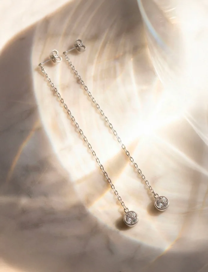 Earrings Saria Silver