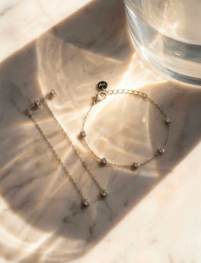 Earrings Saria Silver