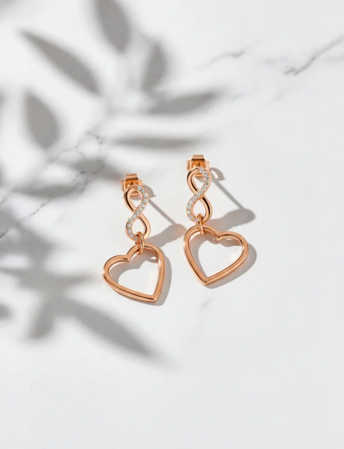 Earrings Resita Rose Gold