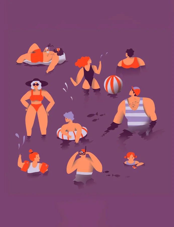 Swimmers backpack