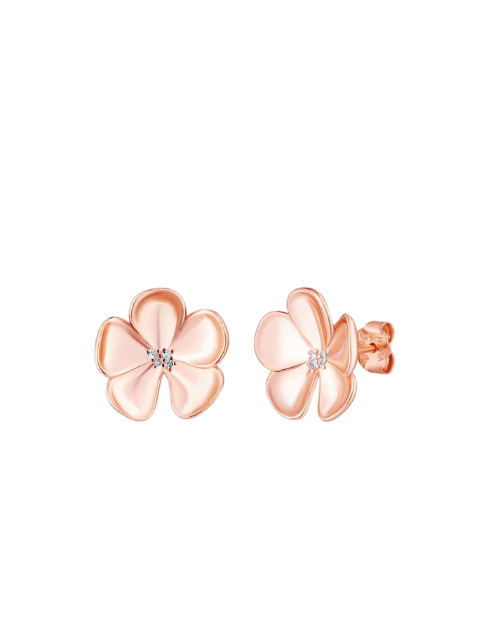 Earrings Floret Rose Gold