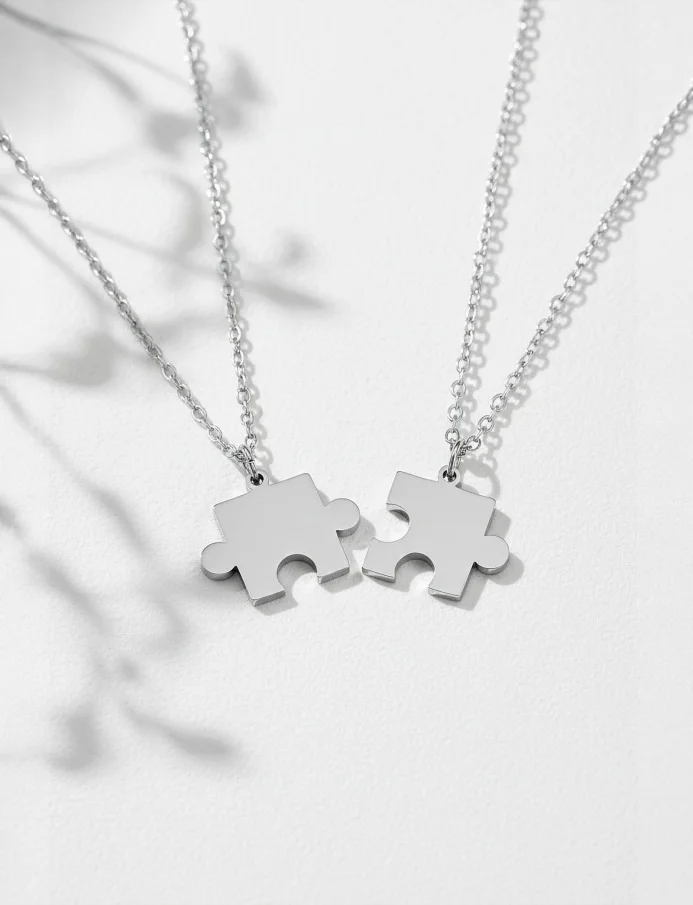 Necklace Puzea Silver