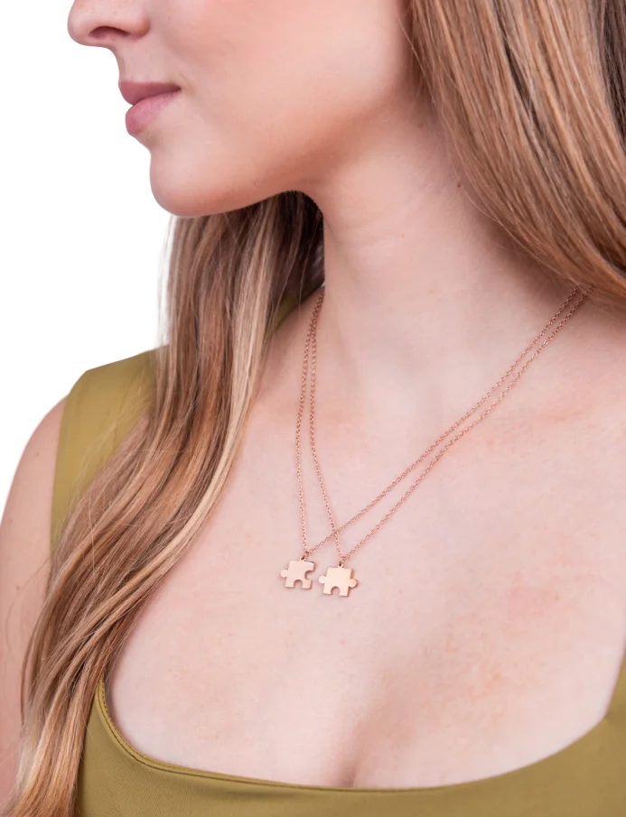 Necklace Puzea Rose Gold