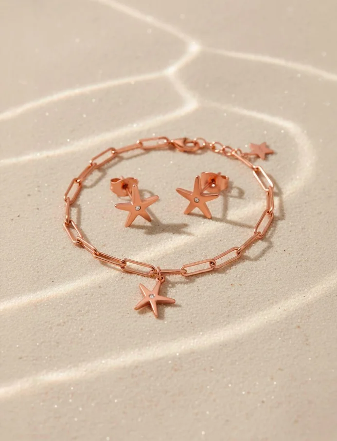 Earrings Nyxa Rose Gold