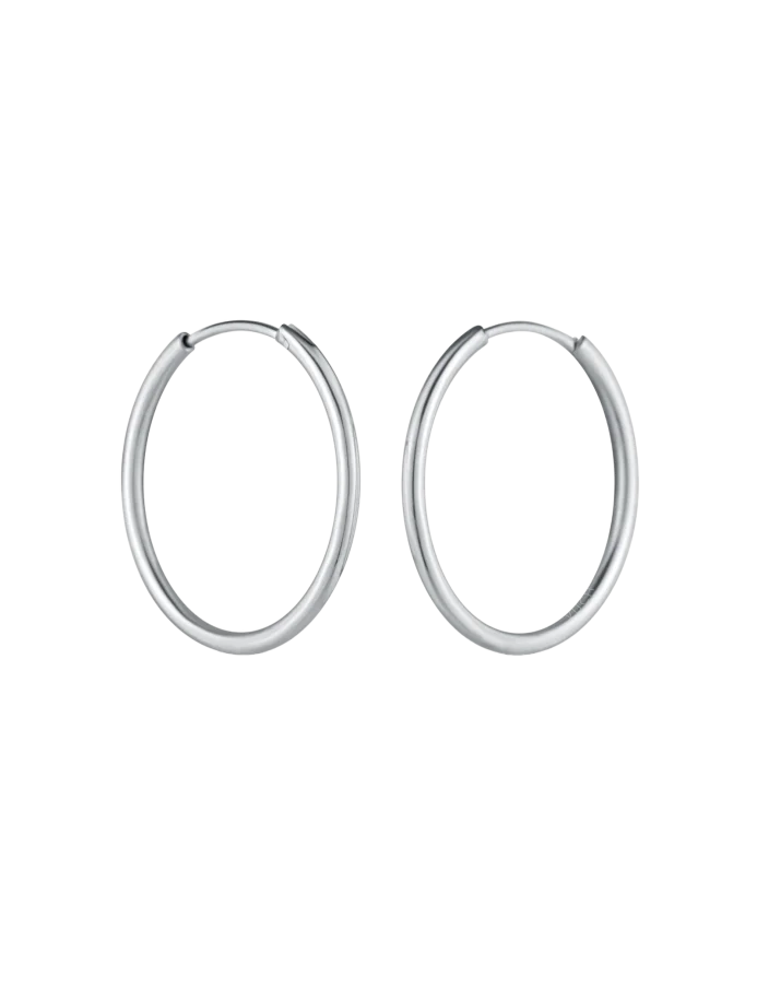 Earrings Yetta Middle Silver