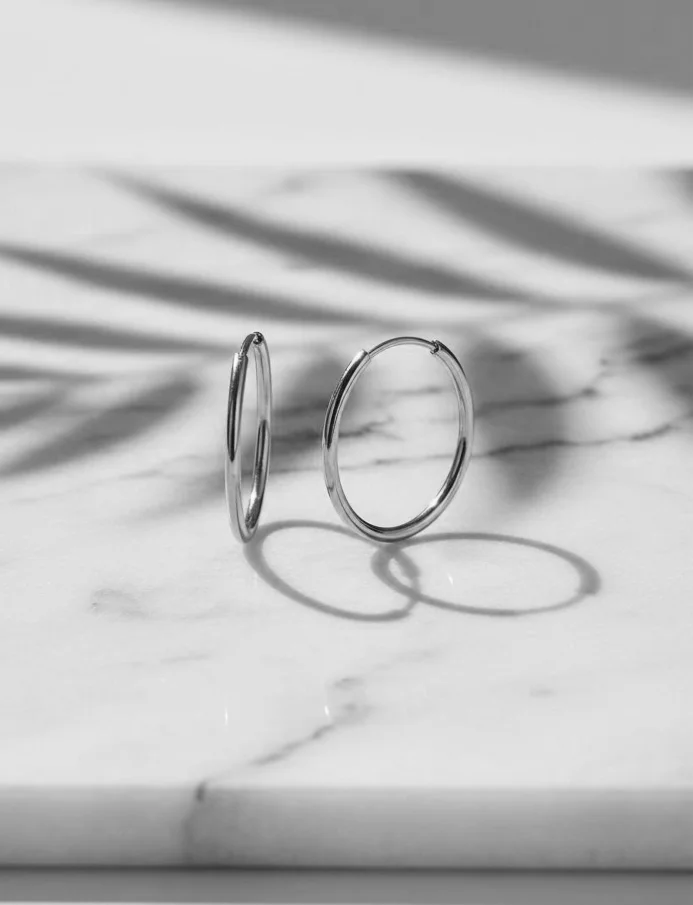 Earrings Yetta Middle Silver
