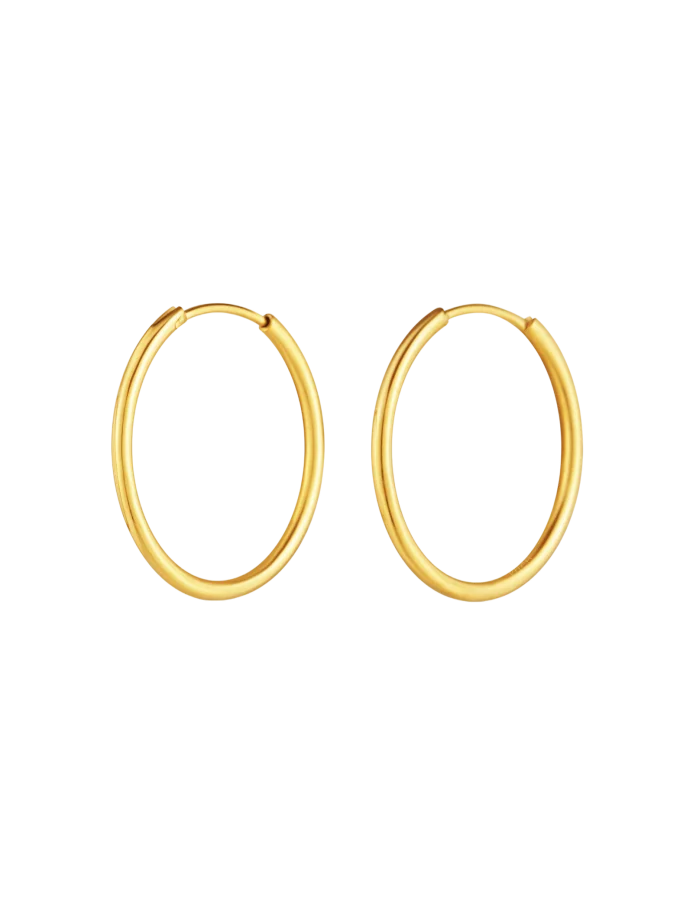 Earrings Yetta Middle Gold
