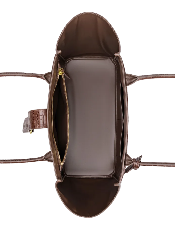 Baronne Brown Croco