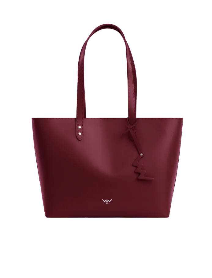 Ysmael Wine Red - large Italian cowhide bag | VUCH