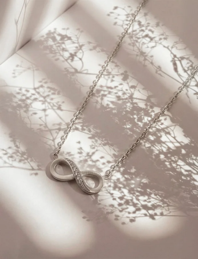 Necklace Enso Silver