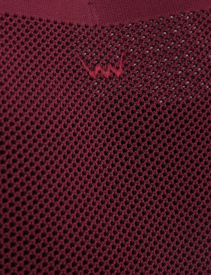 Gardell Knit Wine Red