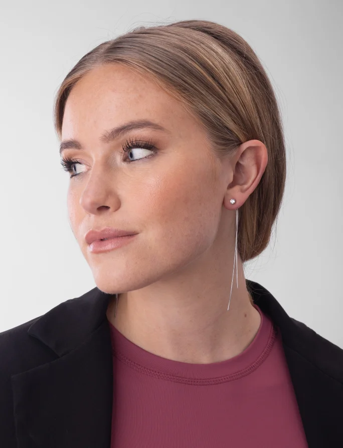 Earrings Bowy Silver