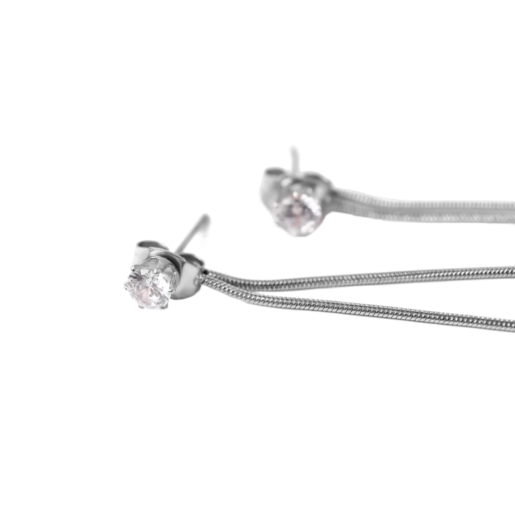 Earrings Bowy Silver