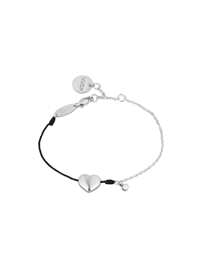 Bracelet Shiny Heart Black
