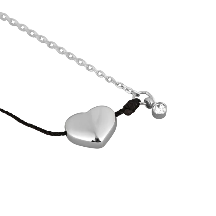 Bracelet Shiny Heart Black