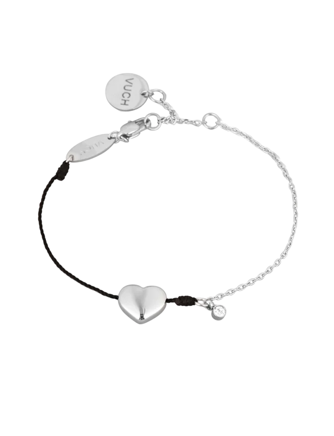 Bracelet Shiny Heart Black