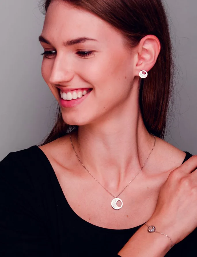 Necklace Moon Silver