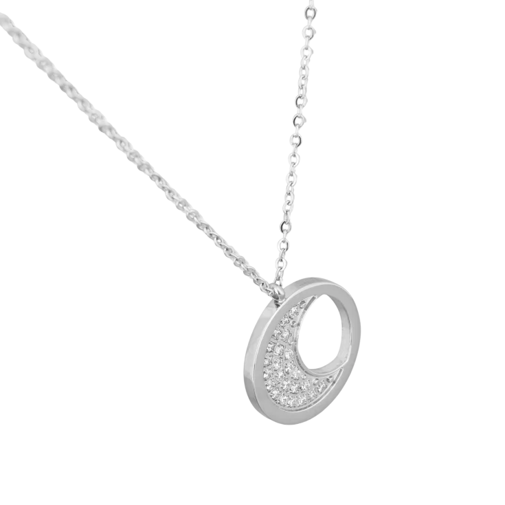 Necklace Moon Silver