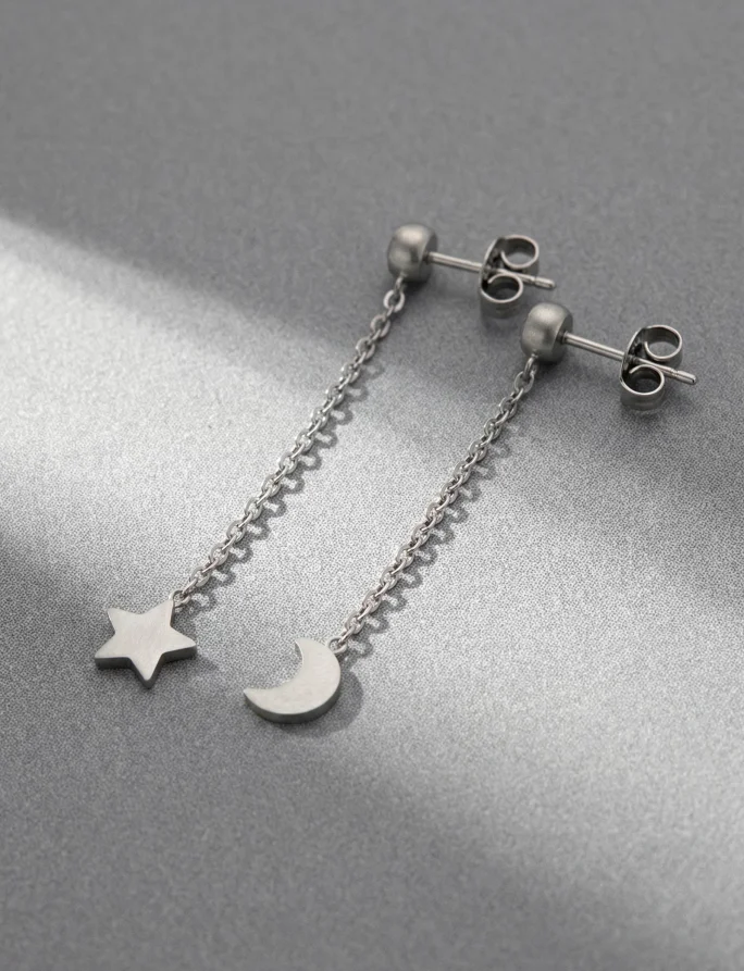 Earrings Infinity Silver