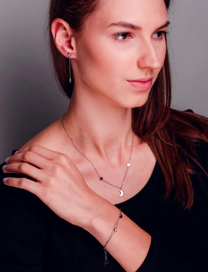 Earrings Infinity Silver