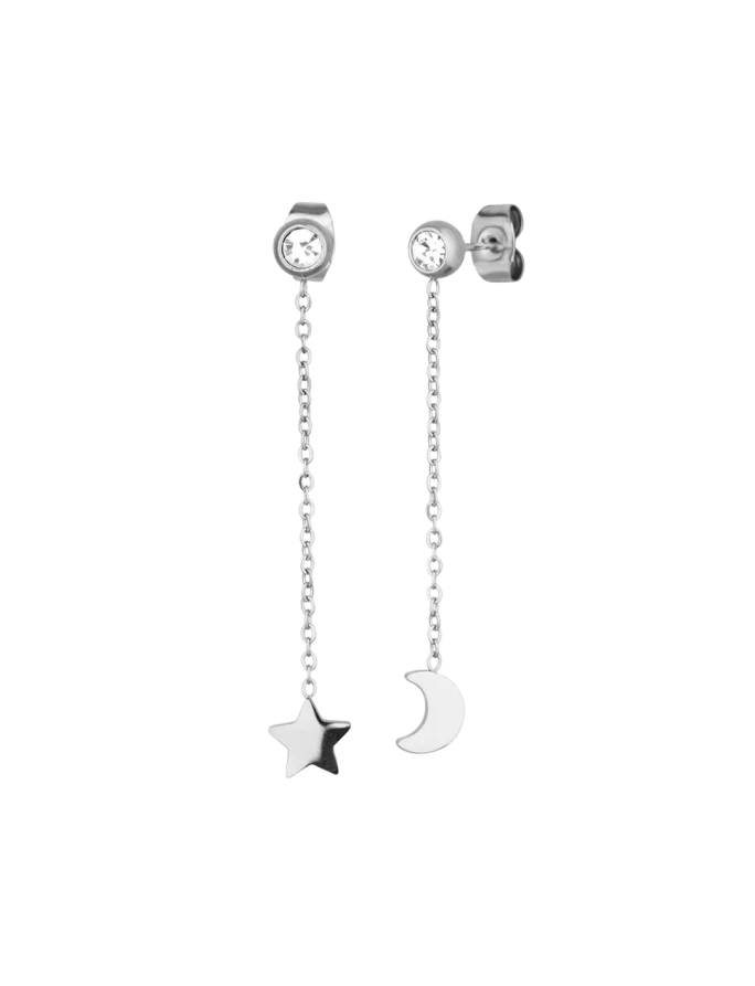 Earrings Infinity Silver