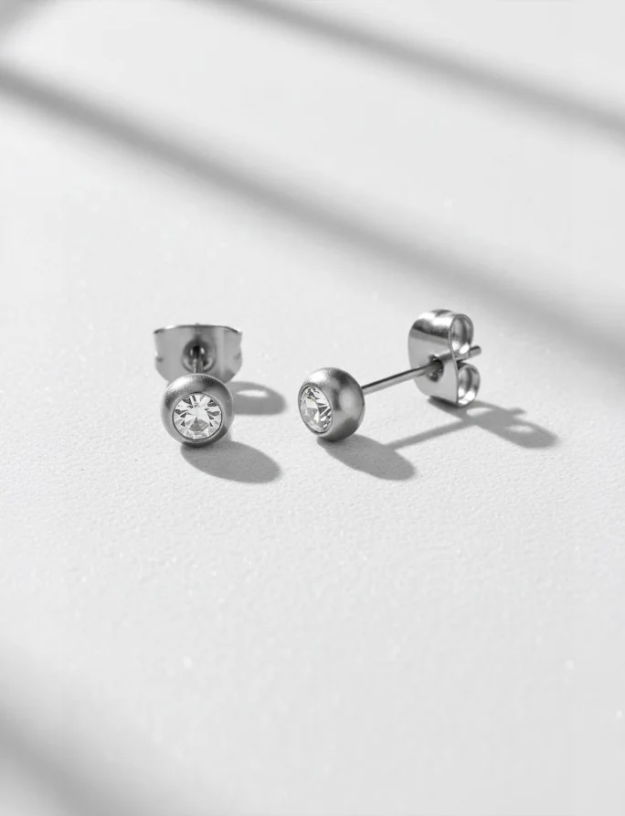 Earrings Gem Silver