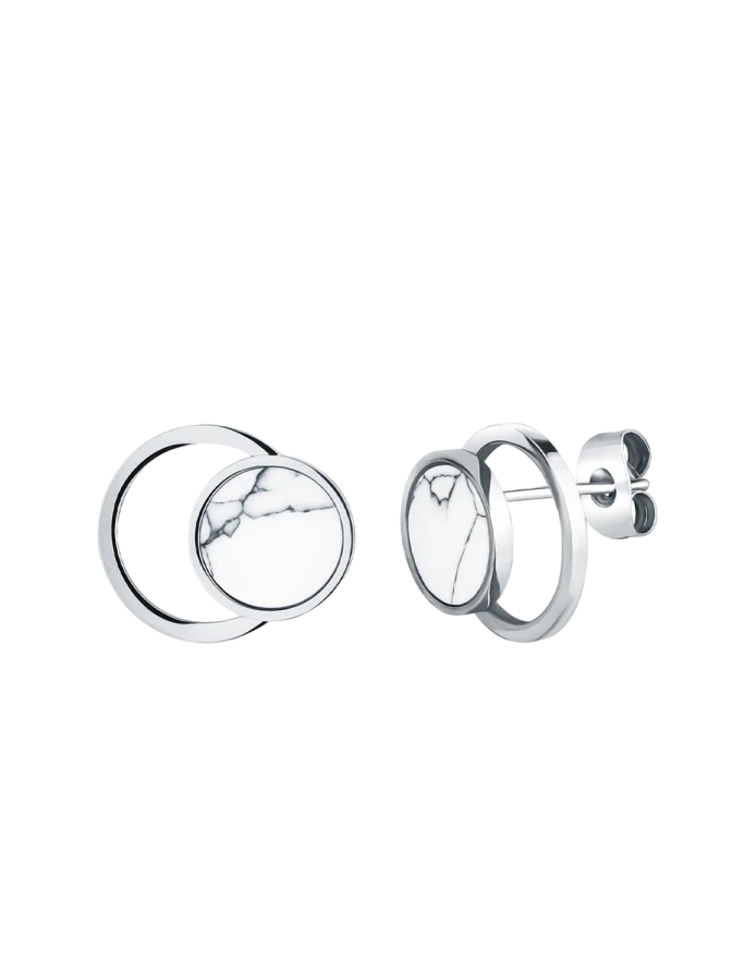 Earrings Hirea Silver