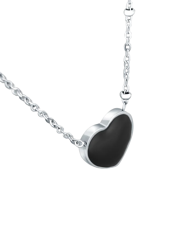 Necklace Sophie Heart Black