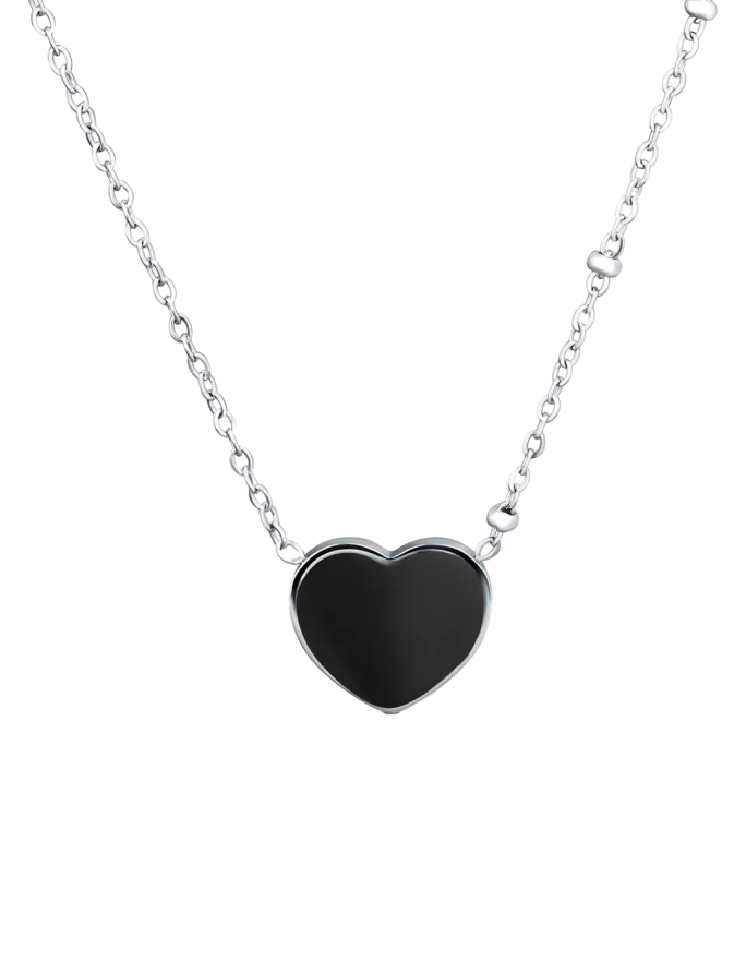 Necklace Sophie Heart Black