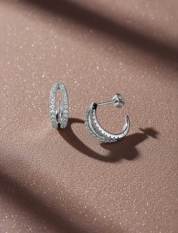 Earrings Amity Silver