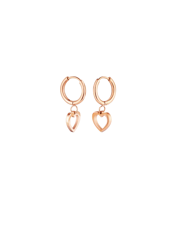 Earrings Glimmer Rose Gold