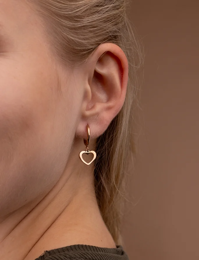 Earrings Glimmer Rose Gold