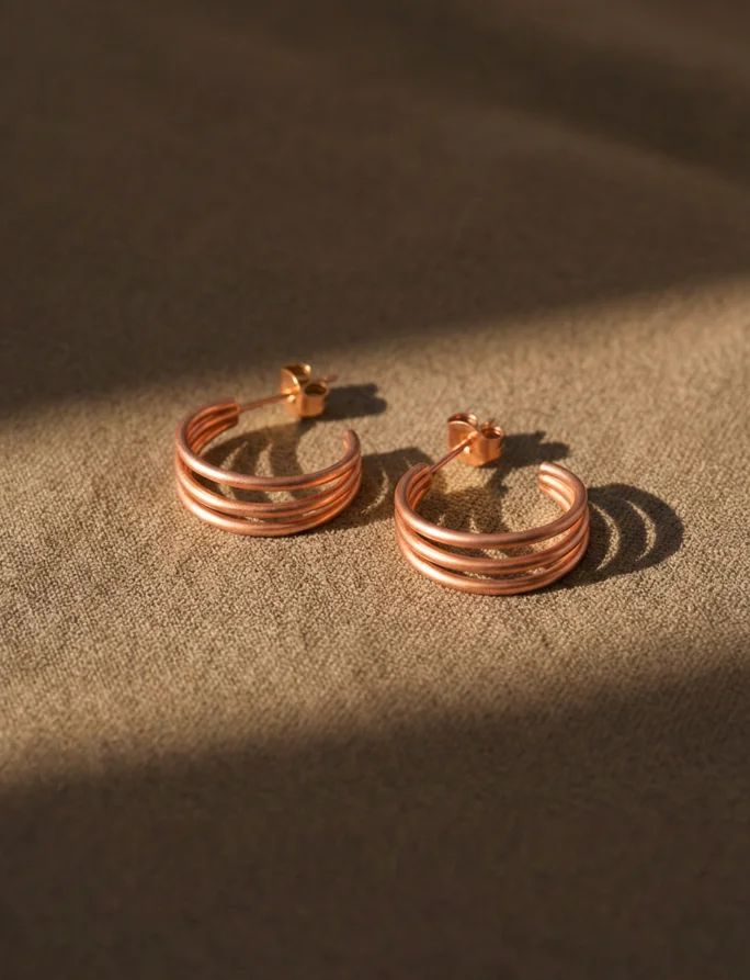 Earrings Elegy Rose Gold