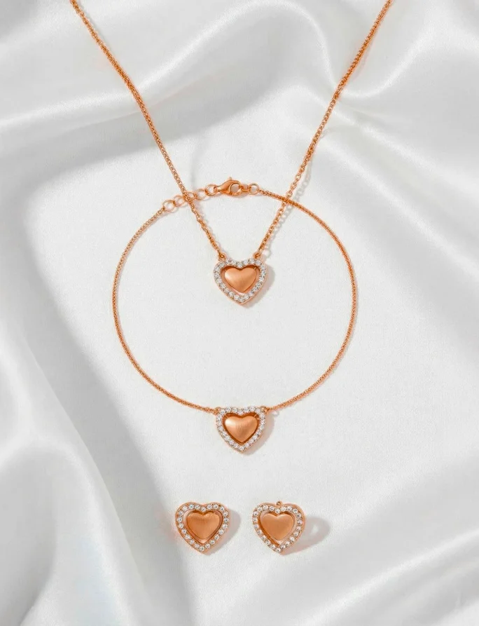 Necklace Lunira Rose Gold