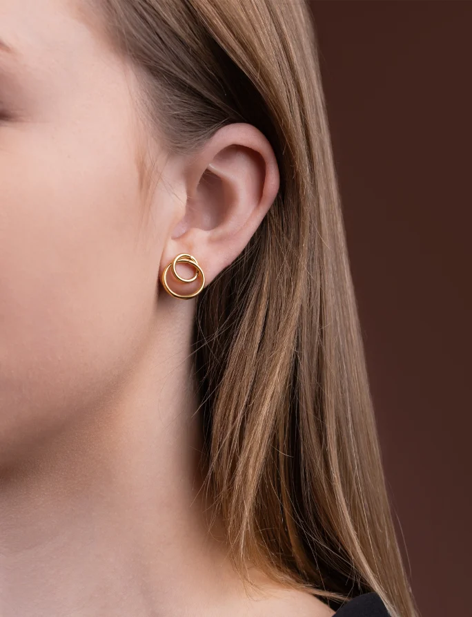 Earrings Kista Gold