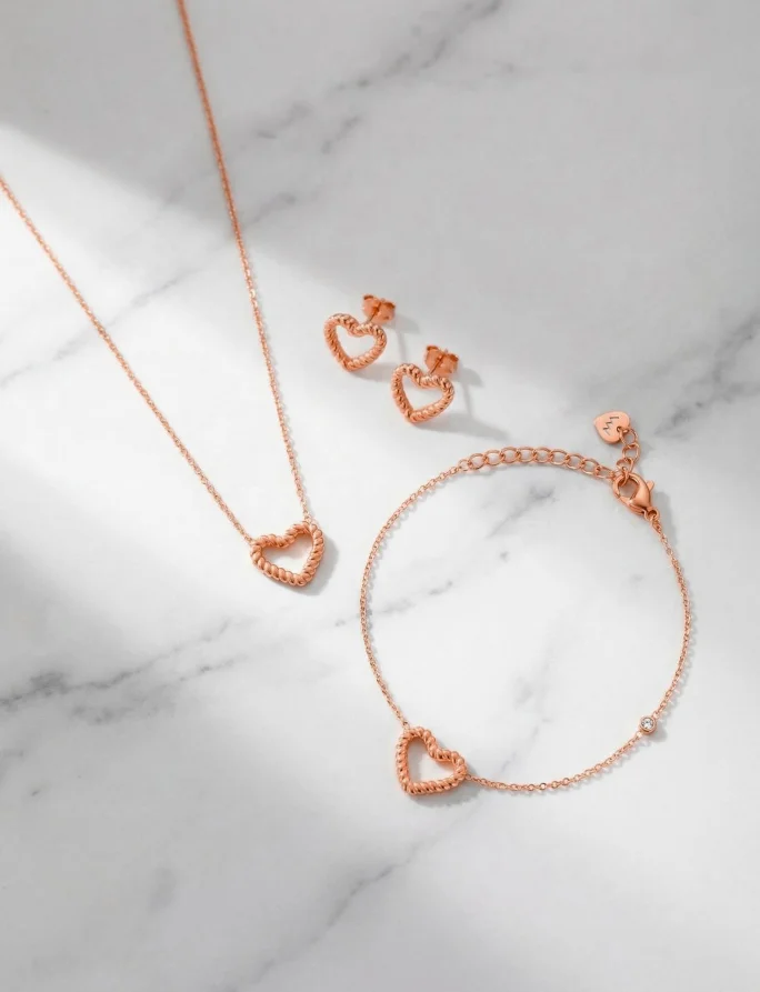 Earrings Arisca Rose Gold