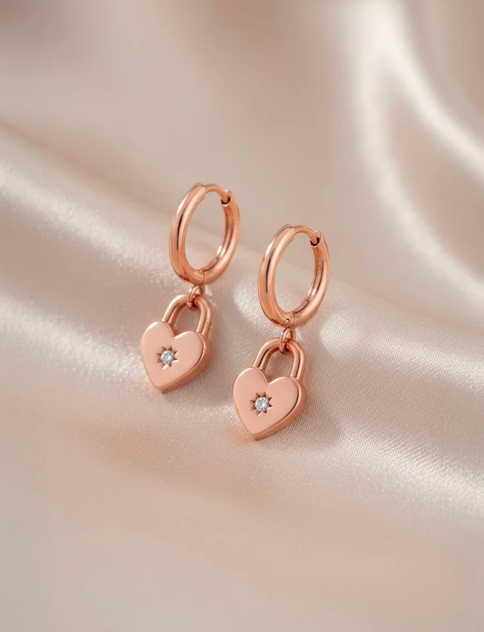 Earrings Zibella Rose Gold
