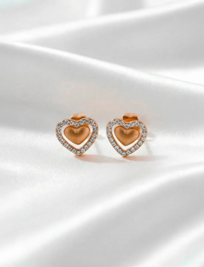 Earrings Lunira Rose Gold